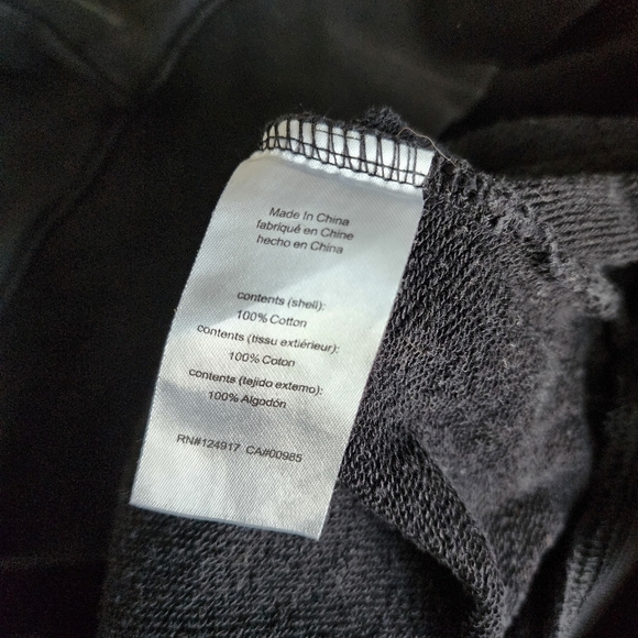 WE WORE WHAT Black hoodie size XS - Picture 3 of 6